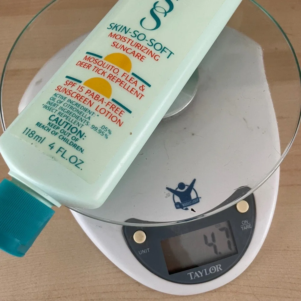 Vtg Avon Skin So Soft SPF 15 mosquito bug Repellent Lotion movie prop 2 new used